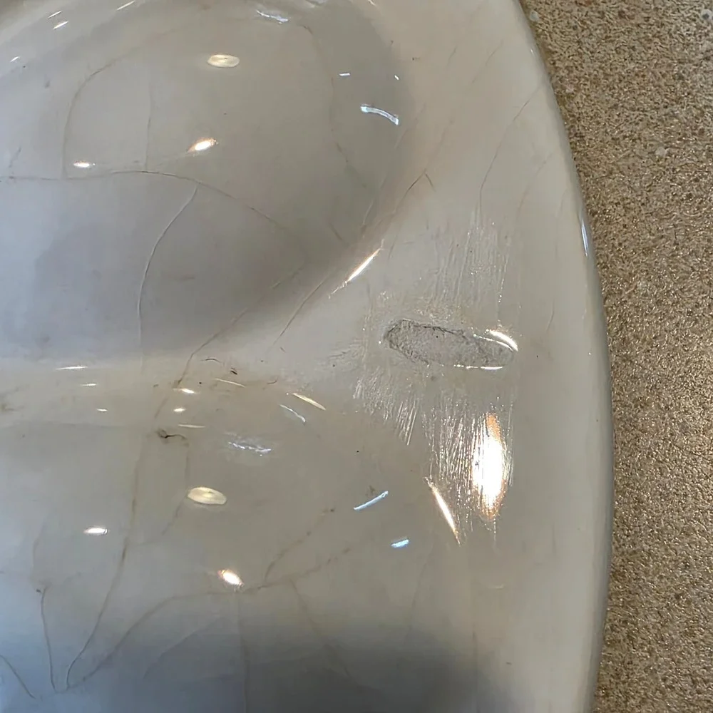 Vintage Ceramic Deviled Egg Plate 10